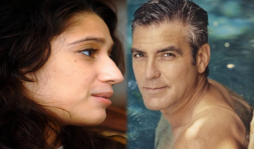 Fatima Bhutto and George Clooney