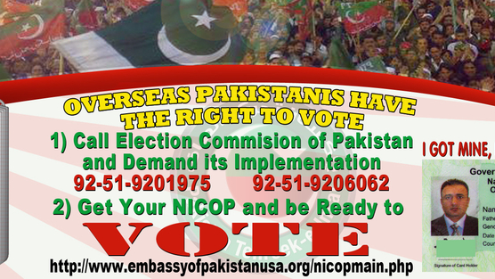 overseas pakistanis right to vote elections