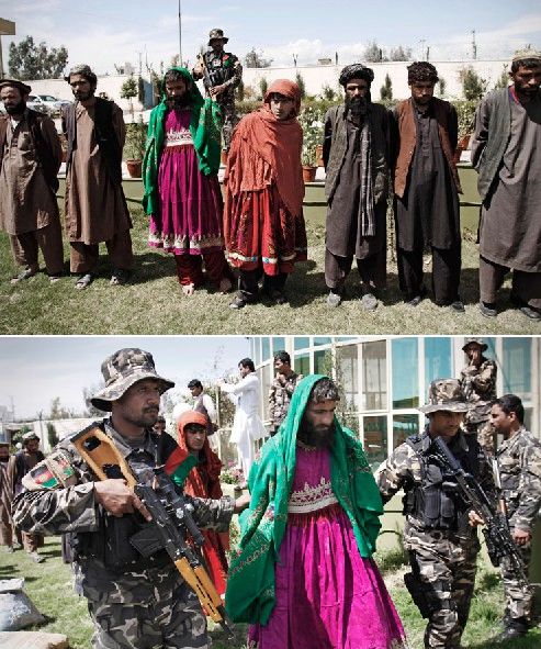 Afghan crossdressers caught in Afghanistan