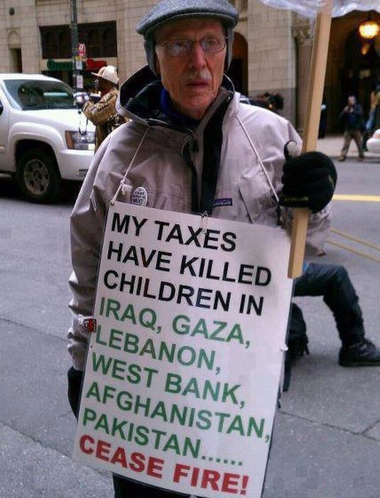 YOUR TAXES
                  killed millions of children in MUSLIM COUNTRIES. DO
                  YOU WANT THIS KARMA? FOR YOURSELVES? FOR YOUR
                  GRANDCHILDREN? This is EVIL. It is time to be an
                  activist, to post great articles to your net chums. To
                  have ANTI-WAR MEETINGS!